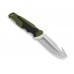 Buck Knives 657 Pursuit 4.5" Guthook Fixed Blade Knife - Green/Black